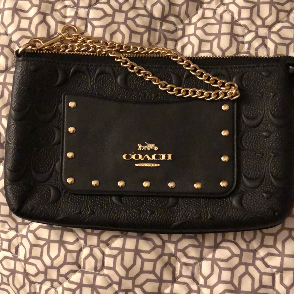 NWOT Coach Large Wristlet